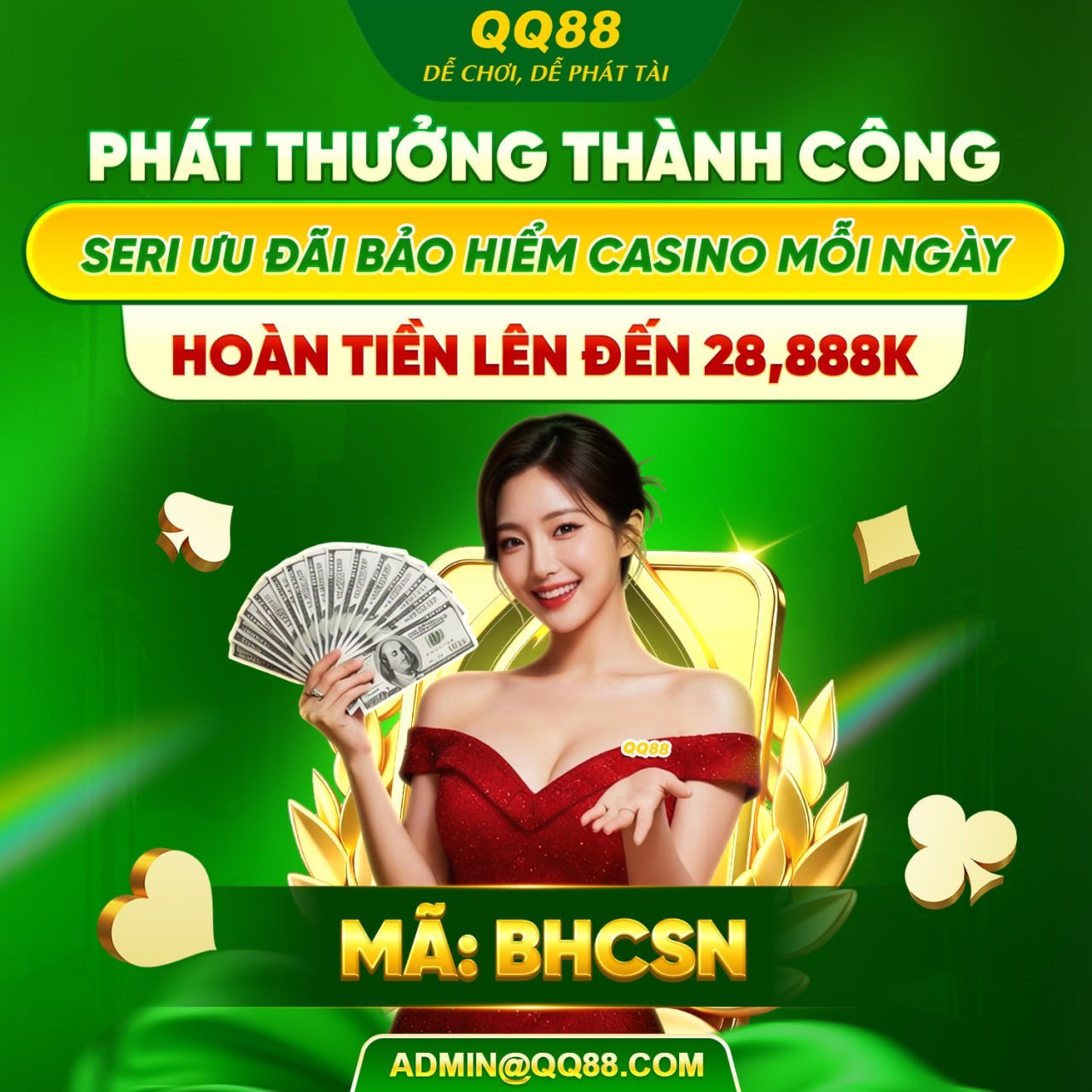 Phát thưởng quà QQ88